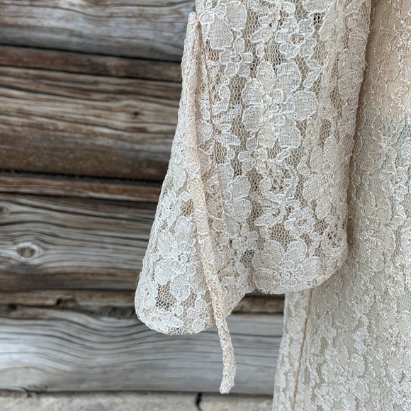 Vintage ~ Two-Piece Lace Dress ~ Size 7/8 - Picture 4 of 8